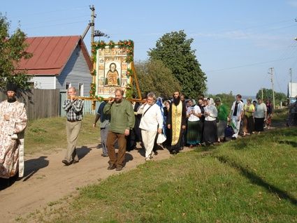 Крестный ход на могилку к старцу Николай Гурьянов